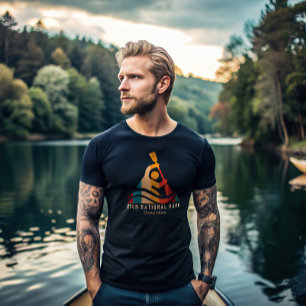 Retro Zion National Park Kayaking T-Shirt