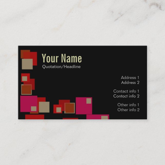 RetroBox Business Card (Front)