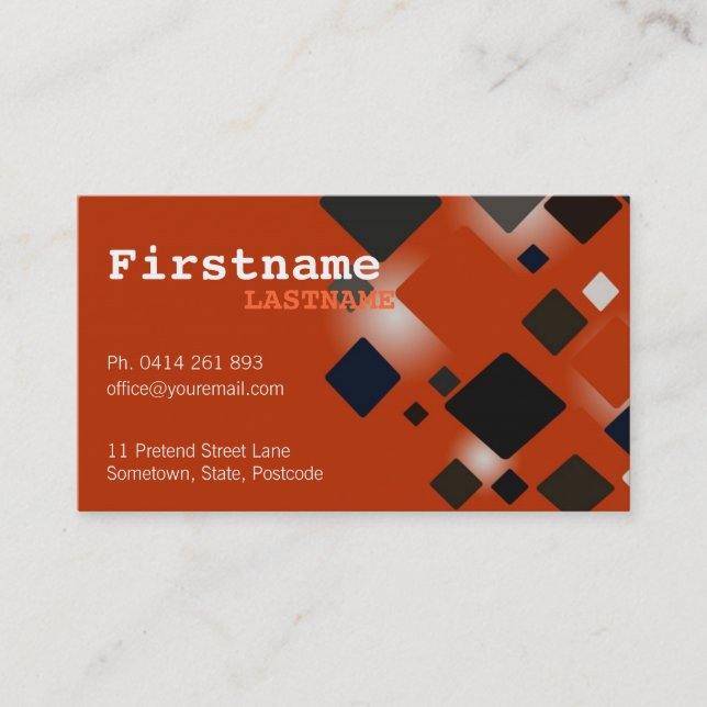 Retrodian Business Cards (Front)