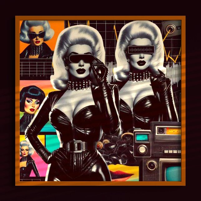 Retrofuturism Leather Girls Poster (Creator Uploaded)