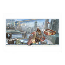 Retropolis Courier Service Poster (30x20")
