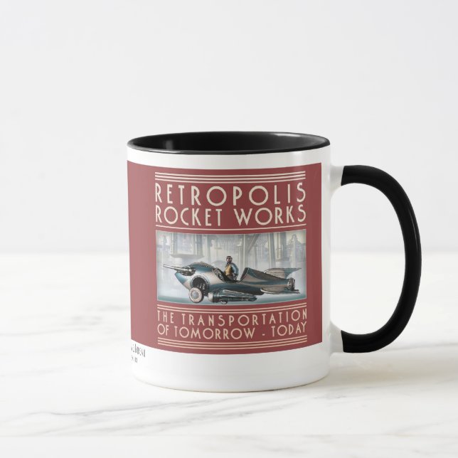 Retropolis Rocket Works Mug (Right)