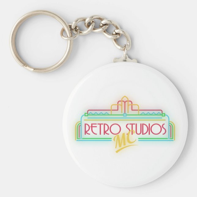 RetroStudiosMC Logo Keychain (Front)
