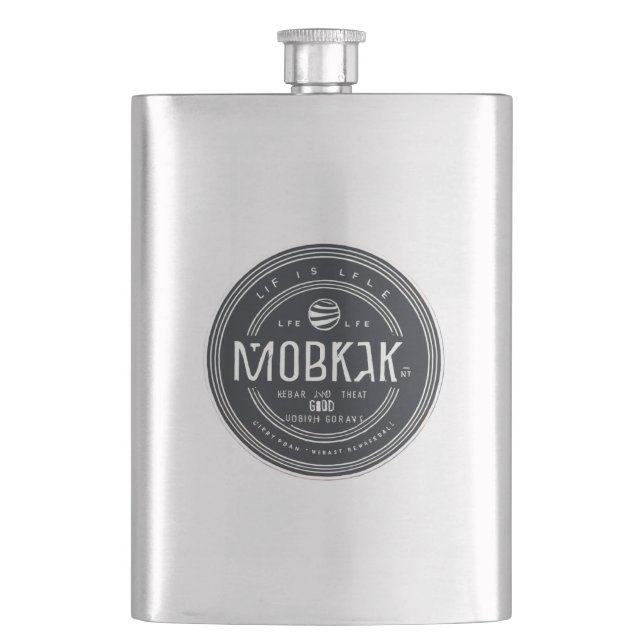 #RetroStyleClassicFlask Flask (Front)