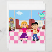 Retroville Sock Hop Diner (Front/Back)