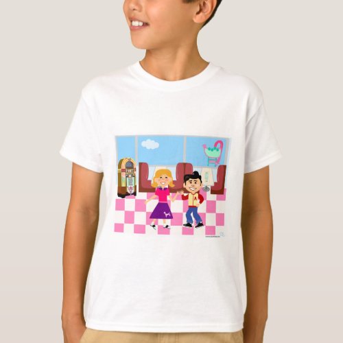 Retroville Sock Hop Diner T_Shirt