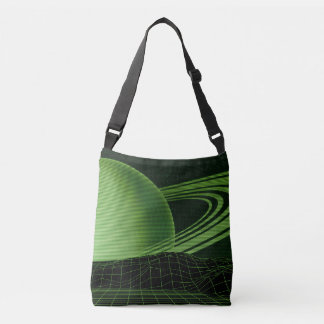 Retrowave Green Crossbody Bag