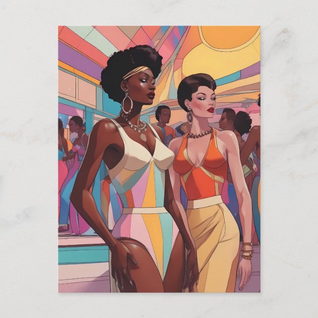 Retrowave Party 1980 Postcard (Front)