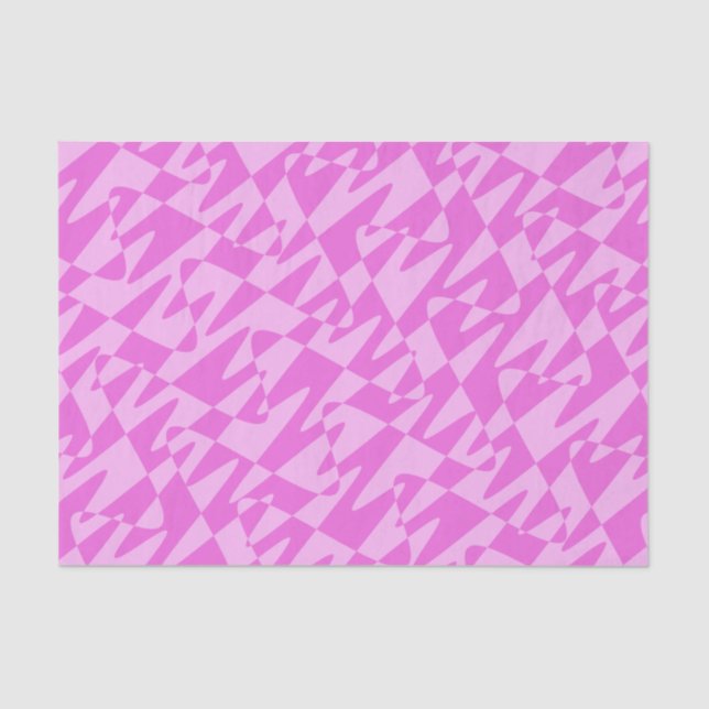 retrowave ripple - duo pink : tissue paper (Front)