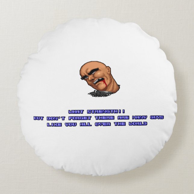 Retsu KO'ed 2 Round Pillow (Front)