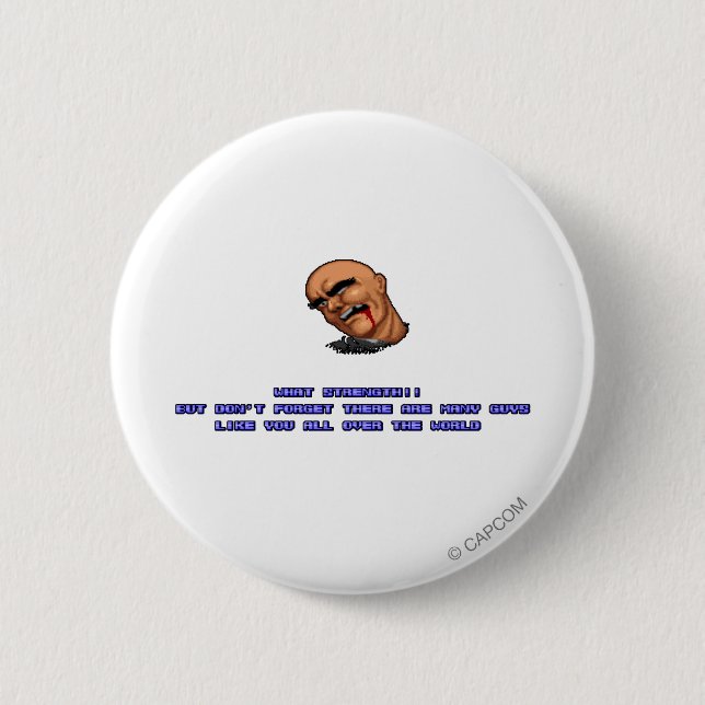 Retsu KO'ed Pinback Button (Front)