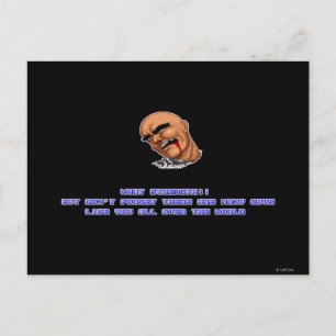 Retsu KO'ed Postcard