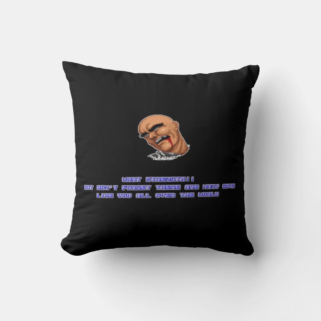 Retsu KO'ed Throw Pillow (Front)