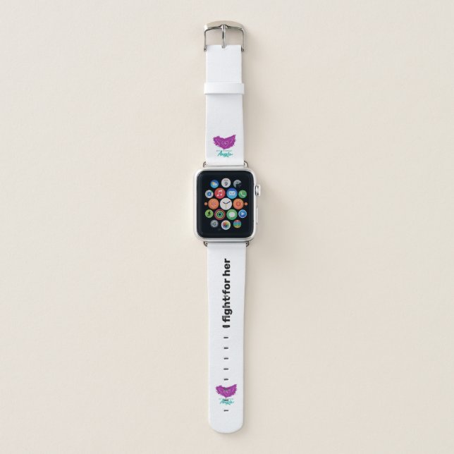 Rett Syndrome Apple Watch Band fight for her (Front)