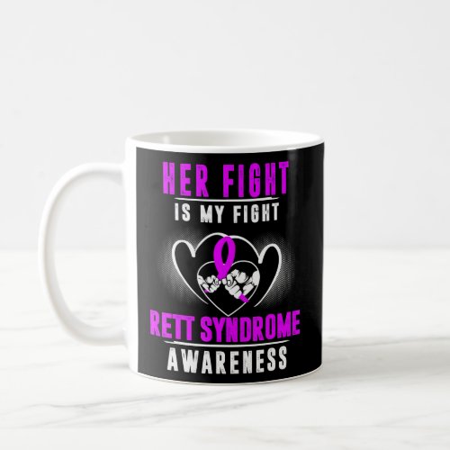 Rett Syndrome Awareness Month Rts Purple Ribbon Gi Coffee Mug