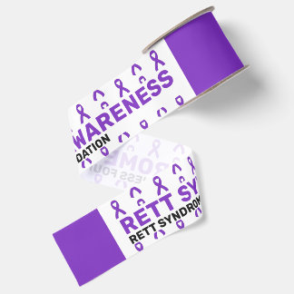 Rett Syndrome Awareness Pattern Ribbon