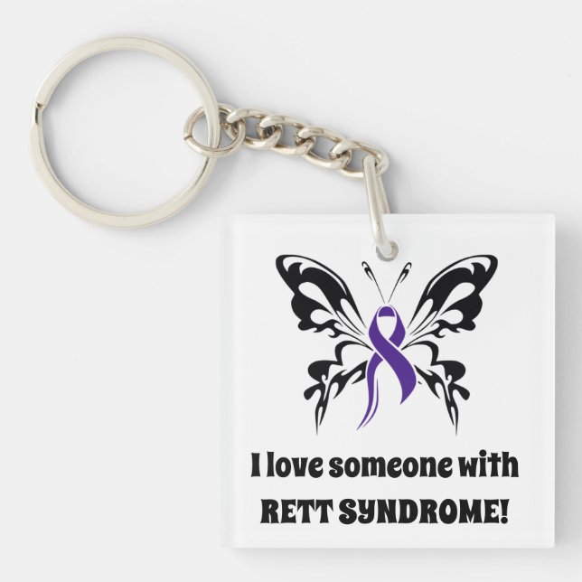 Rett syndrome Key Chain (Front)