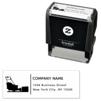 Return Address Business Lawn Mower Gardener Grass