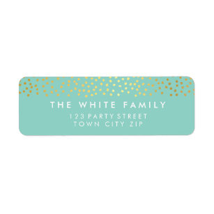 Mint Return Address Labels | Zazzle