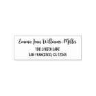 Return Address Elegant Modern Calligraphy Script