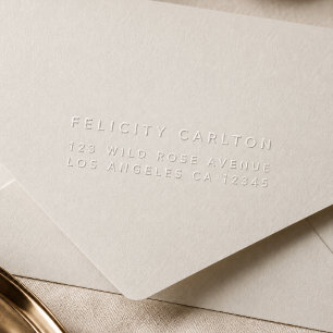 Return Address Embosser Envelope Imprint Stamp