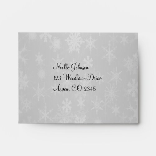 Return Address Envelope A2 for Reply Cards