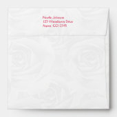 Return Address Envelope for 5" Square Invitation (Back (Top Flap))