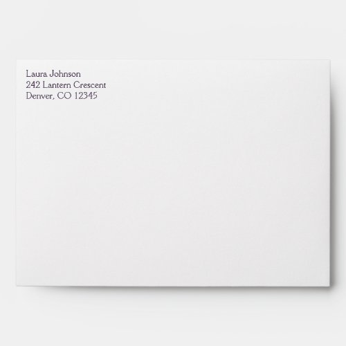 Return Address Envelope for 5x7 Products