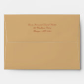 Return Address Envelope for 5"x7" Size Invitation (Back (Top Flap))
