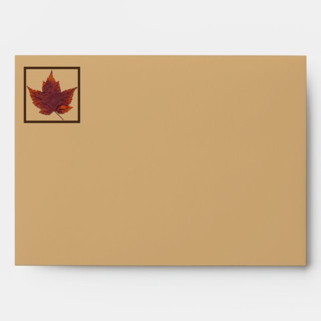 Return Address Envelope for 5"x7" Size Invitation (Front)