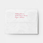 Return Address Envelope for Reply Card (Back (Top Flap))