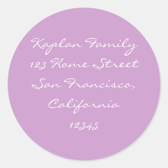 Return Address Envelope Seal (Front)