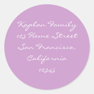 Return Address Envelope Seal
