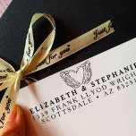 Return Address Goth Wedding Skeleton Heart Custom Self-inking Stamp<br><div class="desc">If you're looking for a unique way to show your love for your wedding guests, then look no further than our return address goth wedding skeleton heart custom self-inking stamp! This stamp is perfect for adding a touch of dark humor and personality to your invitations and other correspondence. Plus, with...</div>