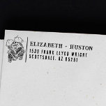 Return Address Gothic Skeleton Wedding Customized Self-inking Stamp<br><div class="desc">If you're looking for a unique and elegant way to add your return address to all of your correspondence, look no further than our return address elegant vintage gothic the lovers skeletons custom self-inking stamp! This stamp is perfect for any lover of gothic aesthetics, as it features beautiful skeletal figures...</div>