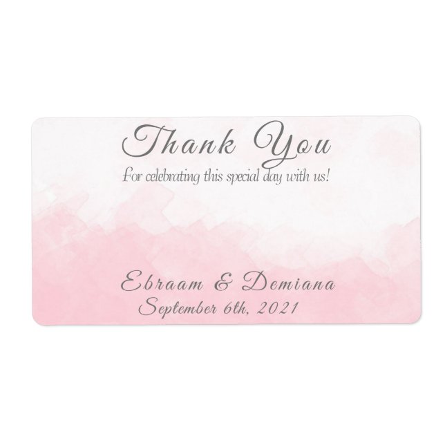 Return Address Label (Front)