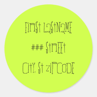 return address label