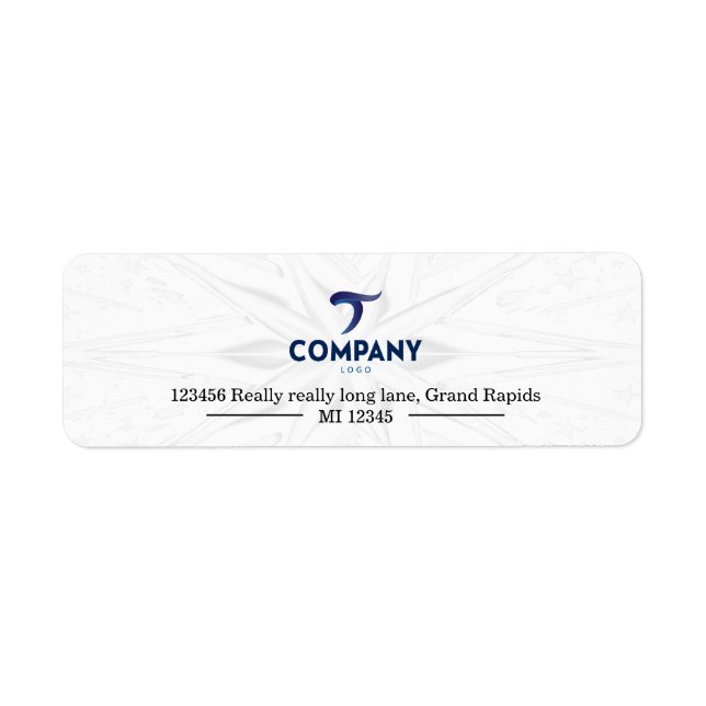Return Address Label (Front)