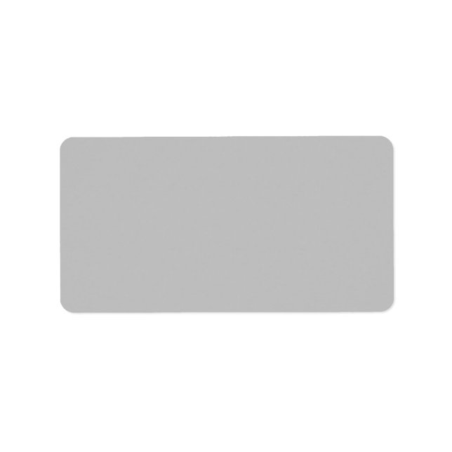 Return Address Label (Front)