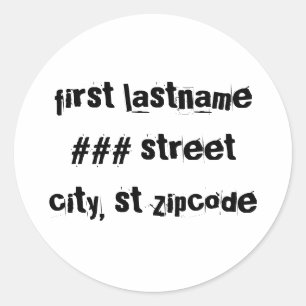 return address label