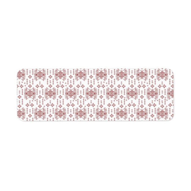Return Address Label (Front)