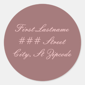 return address label