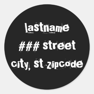 return address label