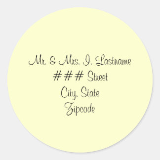 return address label