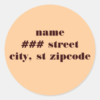 return address label