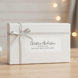 Return Address Label