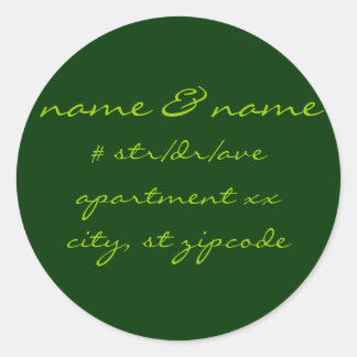 return address label