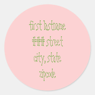 return address label