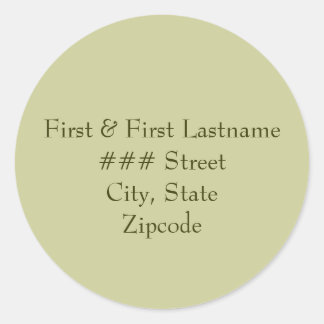 return address label