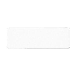 Return Address Label